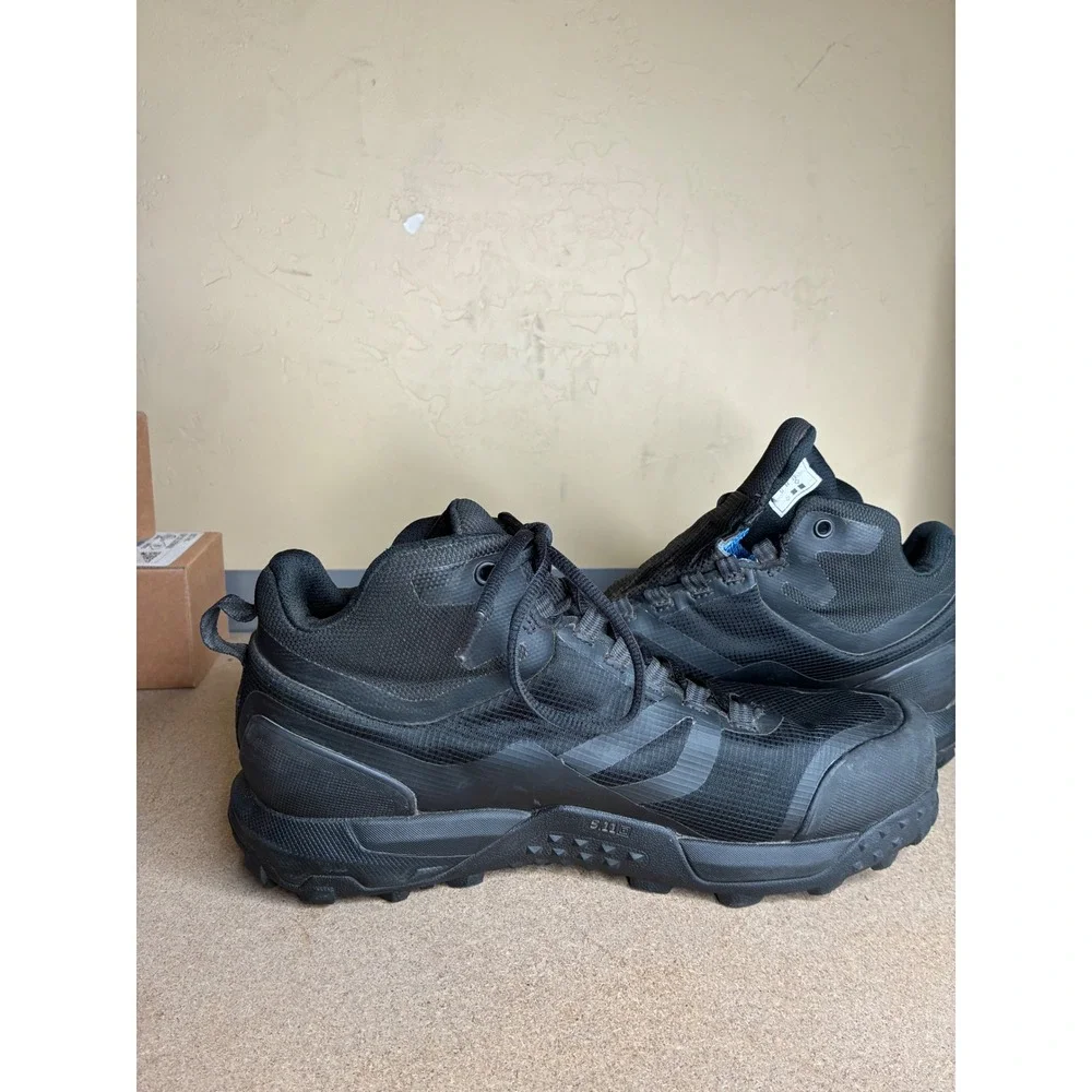 5.11 Tactical A/T Mid WP Black Waterproof Boots 12446 Mens 11.5 ATLAS Training
